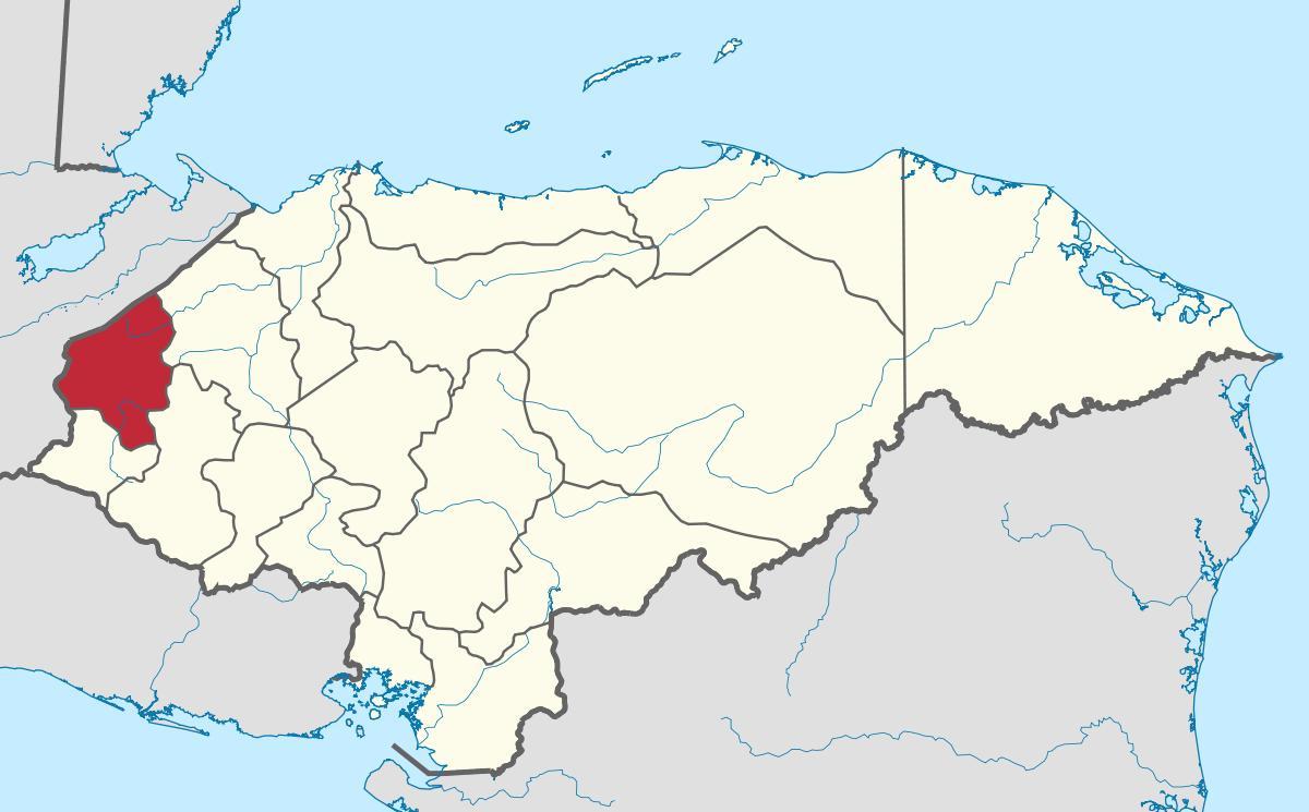 bản đồ của maya Honduras