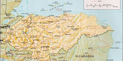 Đề xuất bay đảo Honduras bản đồ