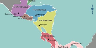 Bản đồ của Honduras bản đồ trung mỹ