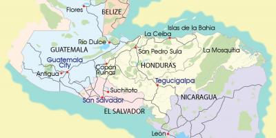 Bản đồ của mosquitia Honduras